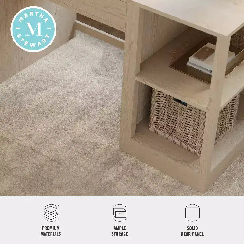 Libreria modulare a 2 ripiani per ufficio, legno composito, portata 34 kg, facile montaggio
