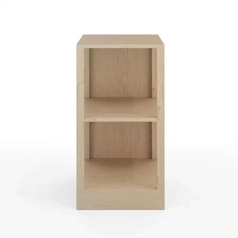 Libreria modulare a 2 ripiani per ufficio, legno composito, portata 34 kg, facile montaggio