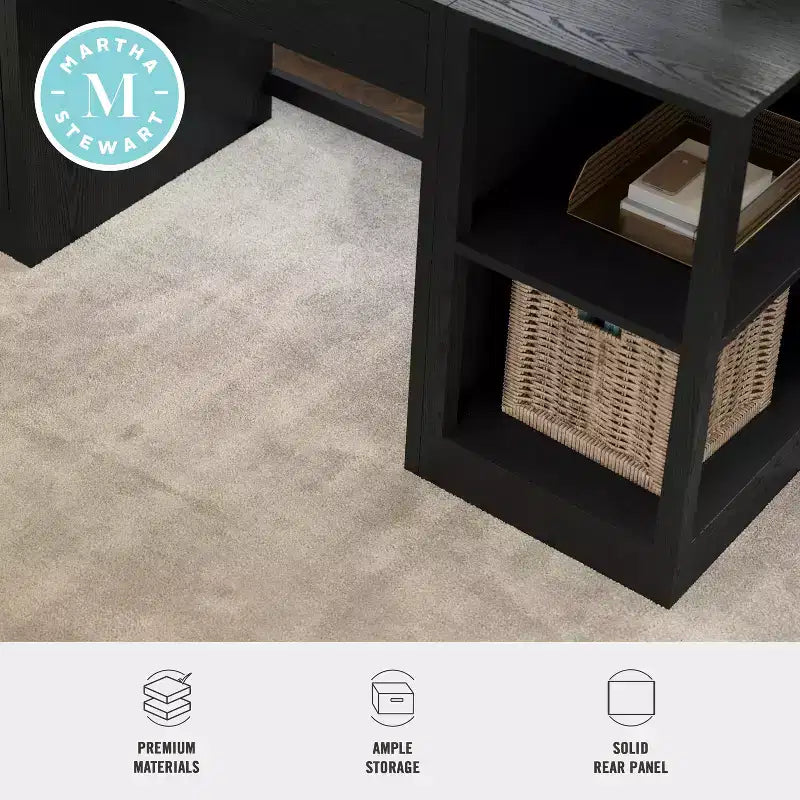 Libreria modulare a 2 ripiani per ufficio, legno composito, portata 34 kg, facile montaggio