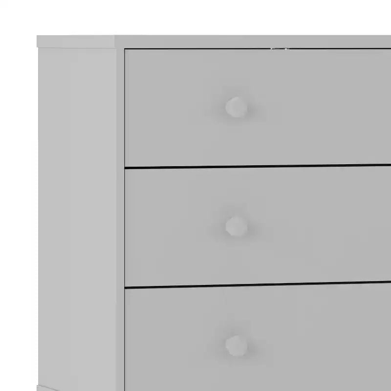 Comò a 3 cassetti in legno per bambini per camera da letto, legno ingegnerizzato con gambe affusolate, età 3-9 anni
