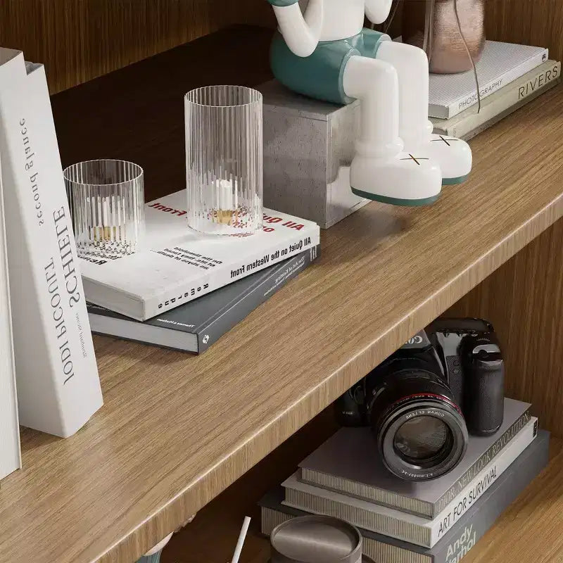 Credenza 41*31*16 in Legno, Mobile Contenitore con Ripiani Regolabili per Cucina, Camera da Letto, Soggiorno, Sala da Pranzo
