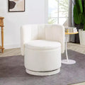 Okak Modern Swivel Accent Chairs, 360 Degree Swivel Back Sofa Chair With Storage Space, Suitable for Bedroom and Living Room