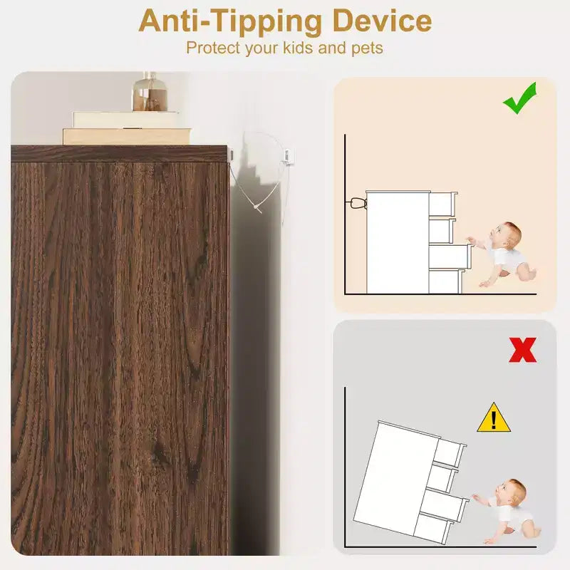 Comodino a 4 cassetti per camera da letto, tavolino piccolo da 99 cm con sicurezza antiribaltamento, cassettiera moderna con ampio spazio organizer per soggiorno